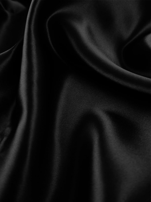 Шёлковая наволочка "PRINCESS" (70х70), 22 момми, чёрный жемчуг
