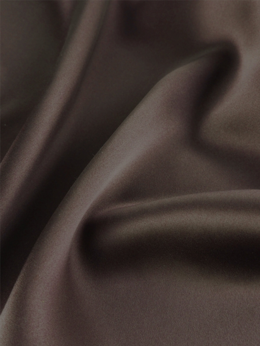 Шёлковое полотенце для лица (32х50), тёмно-коричневый