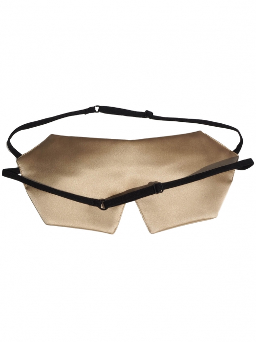 Пятислойная маска для сна из трёх видов натурального шёлка, GOLD CLASSIC