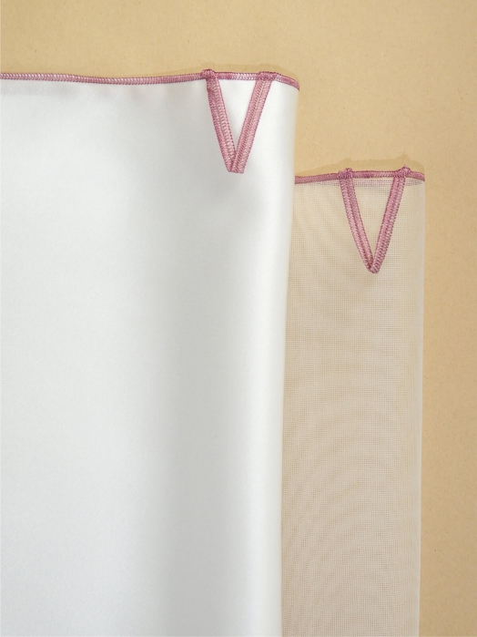 Шёлковый набор SILK & PEELING. Мини-полотенце + пилинг-салфетка для лица, розово-коричневый