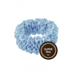 Шёлковая резинка для волос SUPER TAIL, голубой