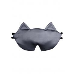 Пятислойная маска для сна из трёх видов натурального шёлка, SILVER CAT